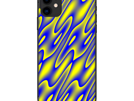 Neon Blue Yellow Trippy | Skin For Apple iPhone 11 For Discount