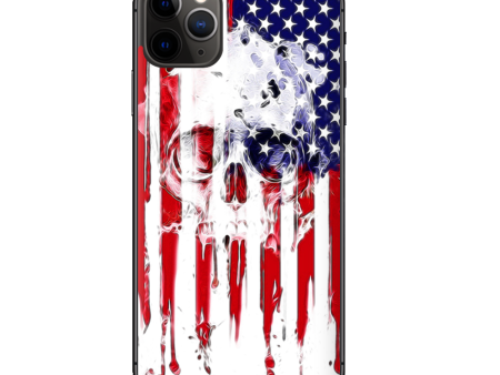 U.S.A. Flag Skull Drip | Skin For Apple iPhone 11 Pro Discount