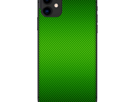 Lime Green Carbon Fiber Look | Skin For Apple iPhone 11 Supply