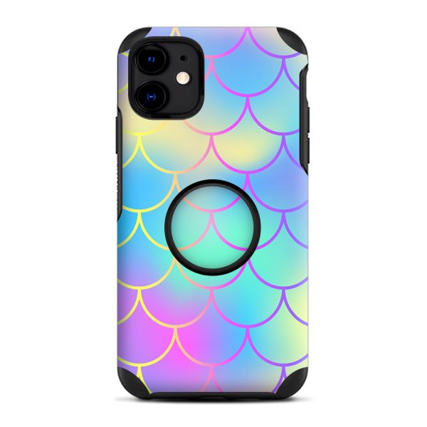 Pastel Colorful Mermaid Scales | Skin For Otter Pop Symmetry for iPhone 11 on Sale