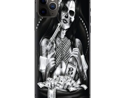 Skull Girl Gangster | Skin For Apple iPhone 11 Pro For Cheap