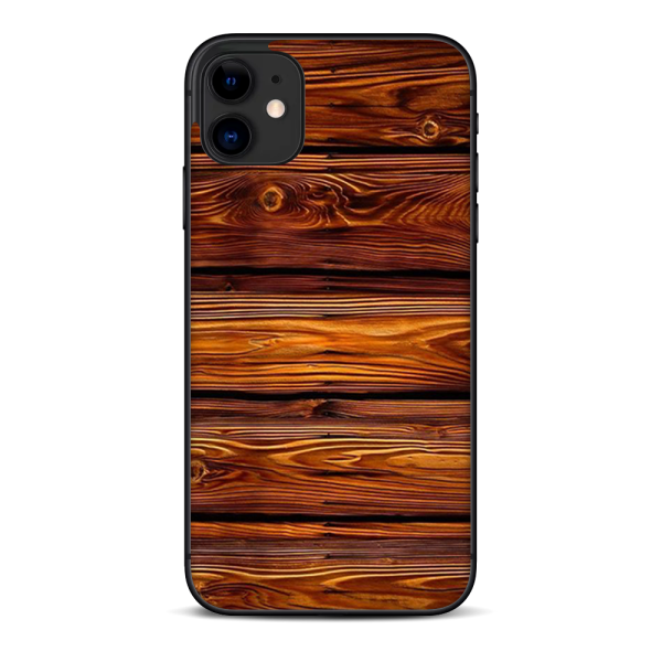 Red Deep Mahogany Wood Pattern | Skin For Apple iPhone 11 on Sale