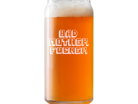 Bad Mother Fker  Beer Pint Glass For Sale