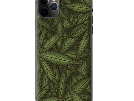 Gonja Leaves Pot Weed | Skin For Apple iPhone 11 Pro For Cheap