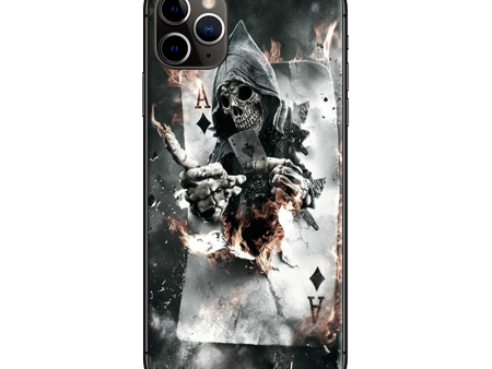 Ace Diamonds Grim Reeper Skull | Skin For Apple iPhone 11 Pro Max Supply