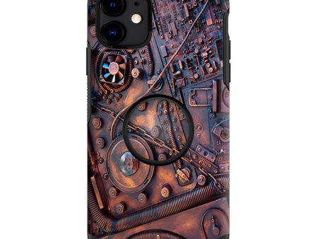 Steampunk Metal Panel Vault Gear | Skin For Otter Pop Symmetry for iPhone 11 Hot on Sale