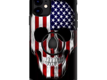 American Skull Flag In Skull | Skin For Otter Pop Symmetry for iPhone 11 Online Hot Sale