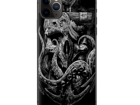 Skull Anchor Octopus Under Sea | Skin For Apple iPhone 11 Pro Hot on Sale