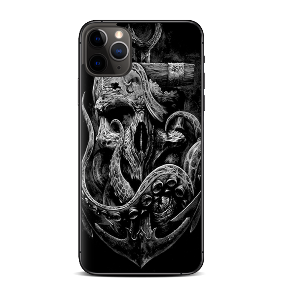 Skull Anchor Octopus Under Sea | Skin For Apple iPhone 11 Pro Hot on Sale