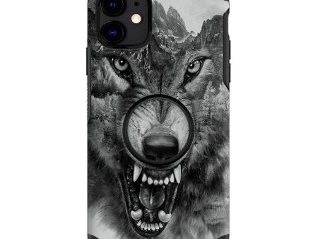 Angry Wolf Growling Mountains | Skin For Otter Pop Symmetry for iPhone 11 Hot on Sale