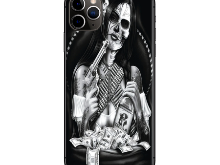 Skull Girl Gangster | Skin For Apple iPhone 11 Pro Max Cheap