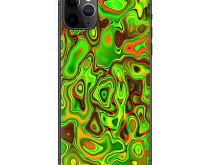 Green Glass Trippy Psychedelic | Skin For Apple iPhone 11 Pro Online now