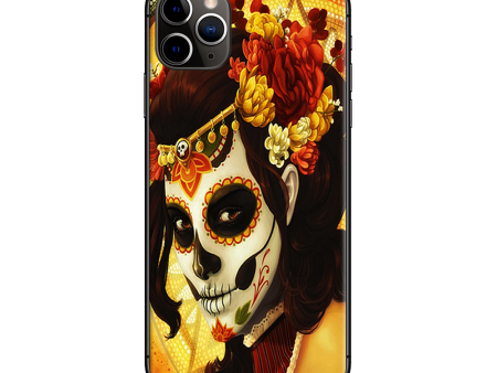 Skull Girl Dia De Los Muertos Paint | Skin For Apple iPhone 11 Pro Max Sale