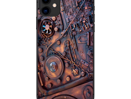 Steampunk Metal Panel Vault Gear | Skin For Apple iPhone 11 Cheap