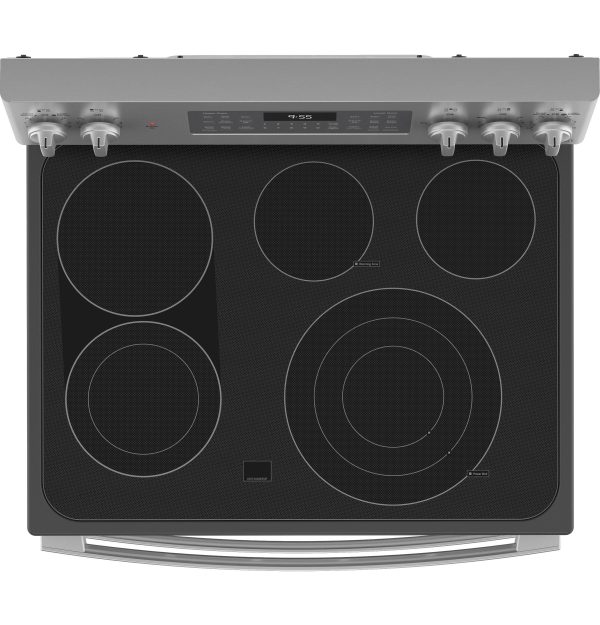 GE Profile™ 30  Smart Free-Standing Electric Double Oven Convection Range with No Preheat Air Fry Sale