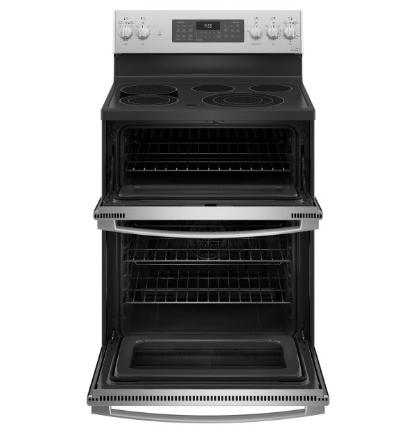 GE Profile™ 30  Smart Free-Standing Electric Double Oven Convection Range with No Preheat Air Fry Sale