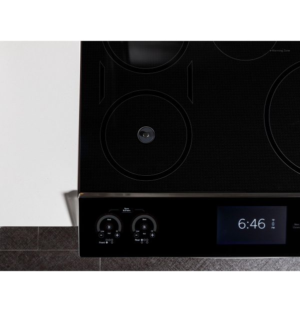 GE Profile™ 30  Smart Slide-In Front-Control Induction Fingerprint Resistant Range with In Oven Camera Supply