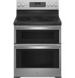 GE Profile™ 30  Smart Free-Standing Electric Double Oven Convection Range with No Preheat Air Fry Sale