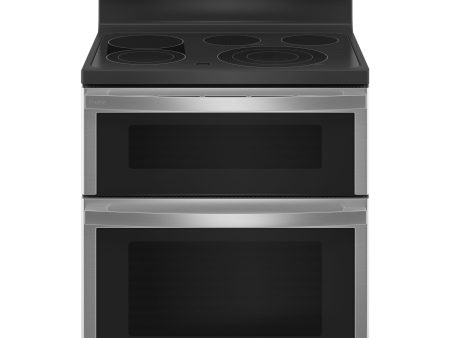 GE Profile™ 30  Smart Free-Standing Electric Double Oven Convection Range with No Preheat Air Fry Sale