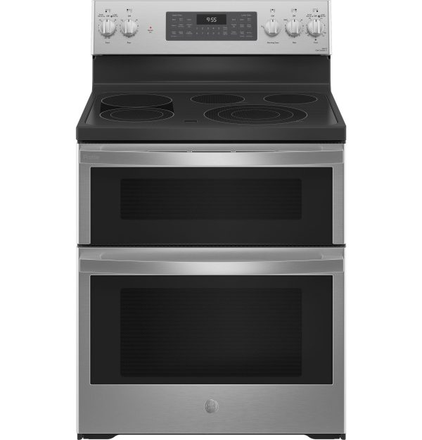 GE Profile™ 30  Smart Free-Standing Electric Double Oven Convection Range with No Preheat Air Fry Sale